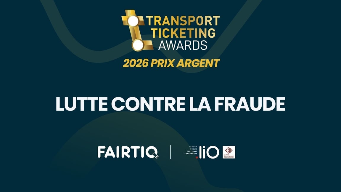 Occitanie, SNCF Voyageurs et FAIRTIQ remportent l’Argent pour fidélisation et lutte contre la fraude au Transport Ticketing Global 2026