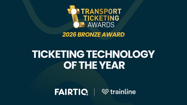 Mobile pay-as-you-go wins bronze for ticketing technology of the year