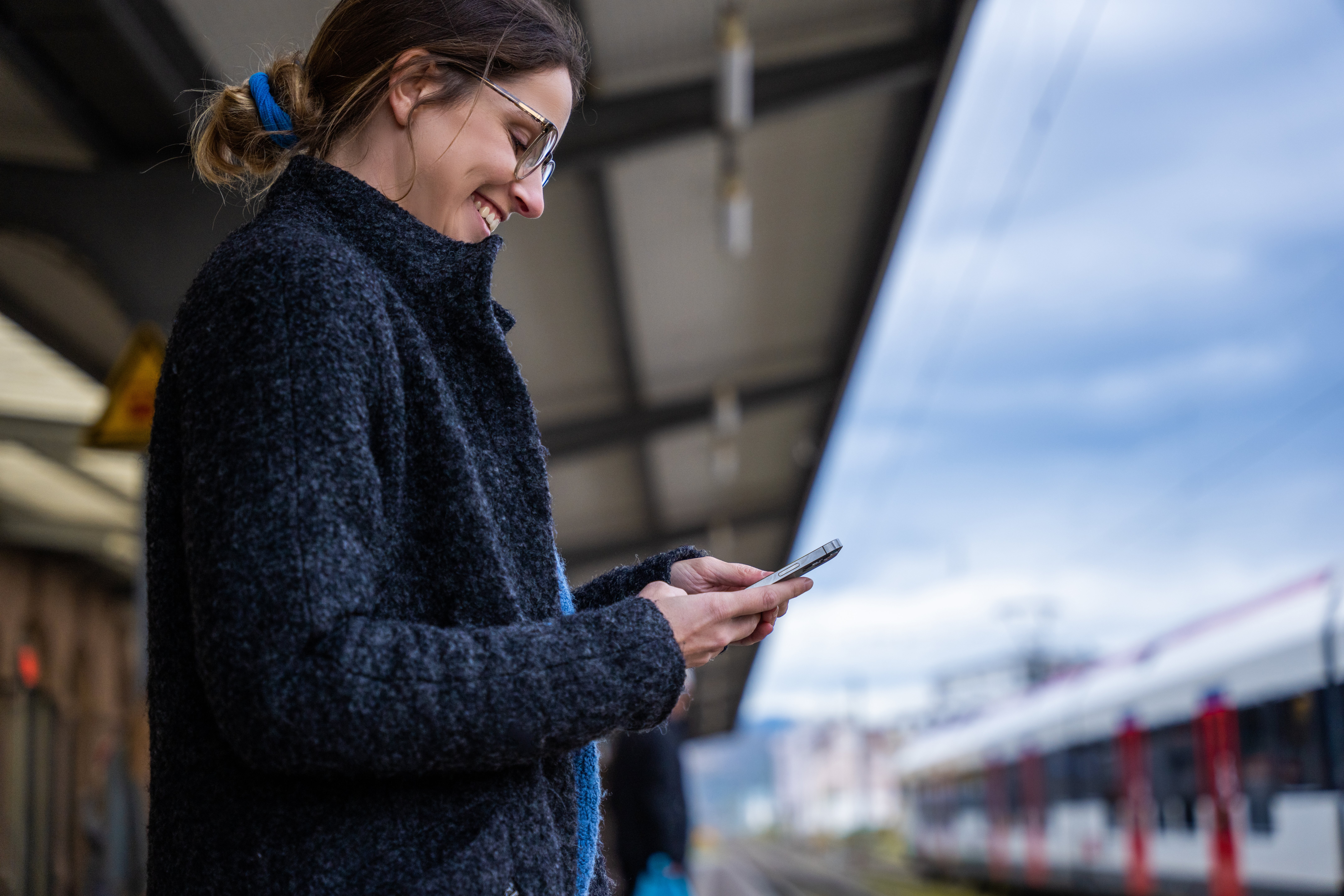 Young Female Waiting for Train-Feb-25-2026-09-25-35-0668-AM