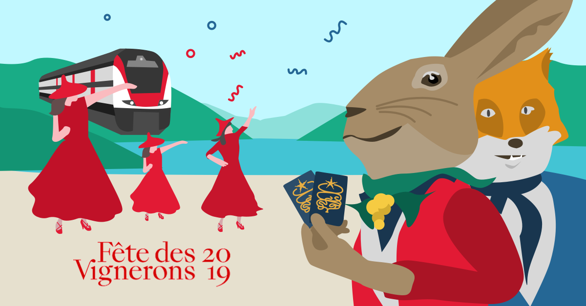 Fête des Vignerons - Mit FAIRTIQ reisen und 2 Tickets inkl. Zugtickets der 1. Klasse gewinnen! | FAIRTIQ