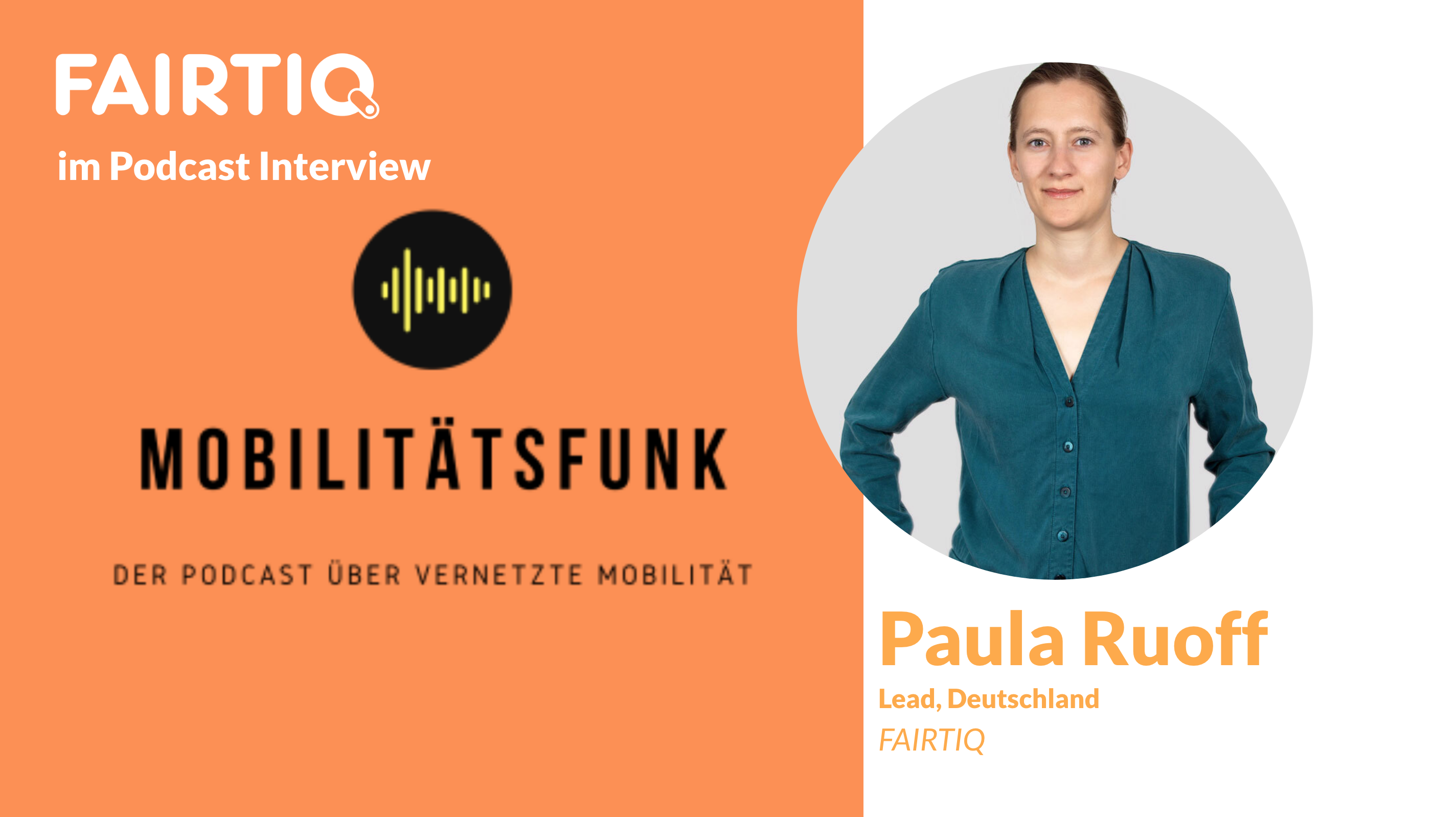 Paula Ruoff im Podcastinterview | FAIRTIQ