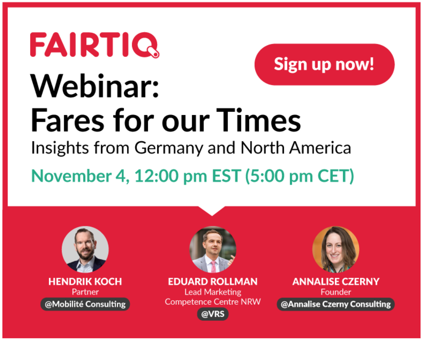 Next webinar: Fares for our Times | FAIRTIQ